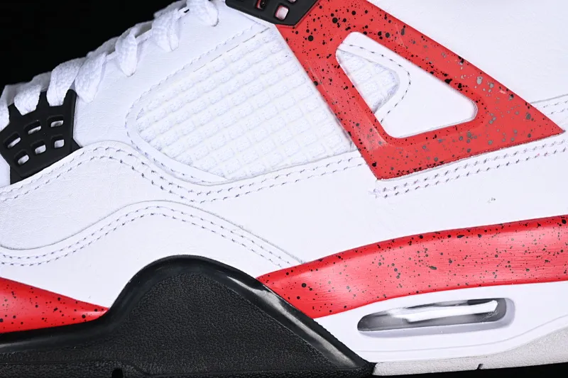 All categories Air Jordan Jordan series basketball shoes Air Jordan 4 LJR version Air Jordan 4 Red "Cement" AJ4 Joe 4 red cement reverse flame red DH6927-161